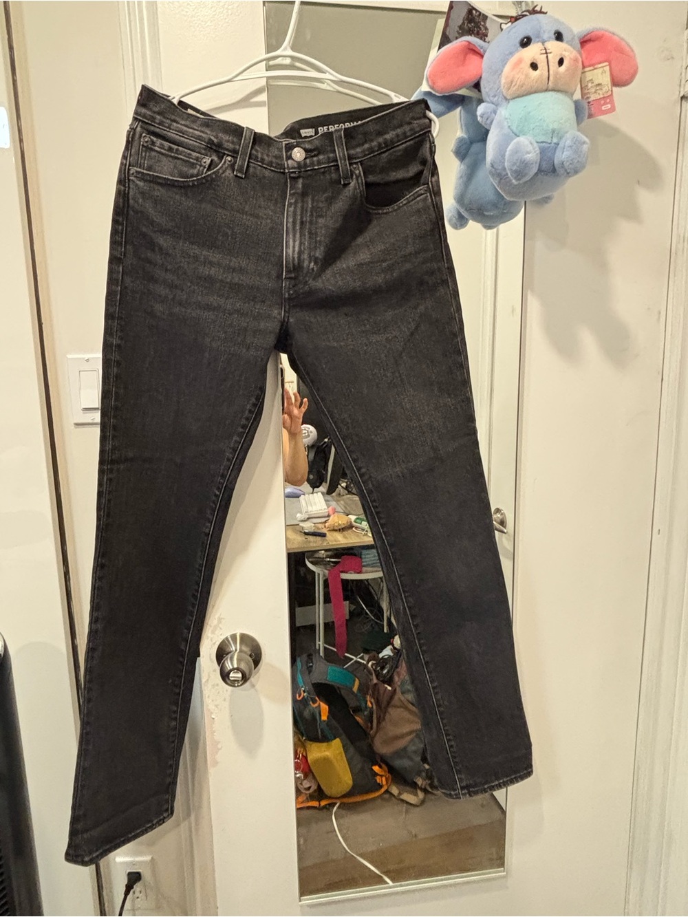 Levi's Black Performance Jeans for Men